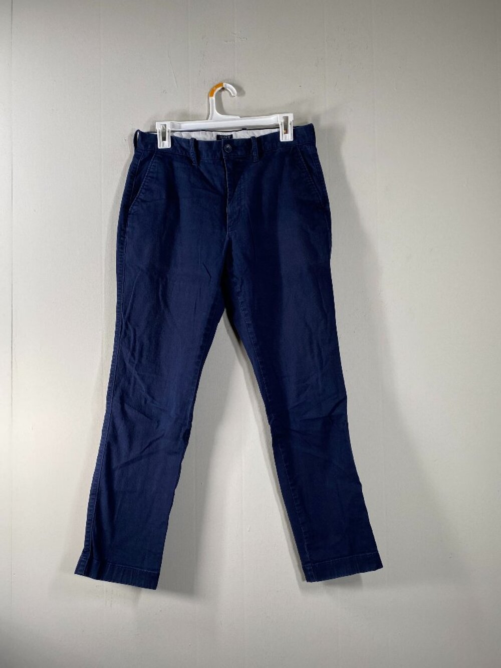 J. Crew Athletic SLIM Chino Pants Men's 30 x 30 Low Rise Flex Blue Casual